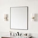 James Martin Rohe 36" Mirror, Matte Black