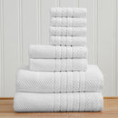 100% Cotton Checkered Jacquard Bath Towel Set - Giuliana Collection by Great Bay Home