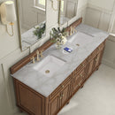 James Martin Lorelai 72" Double Bathroom Vanity, Mid-Century Walnut