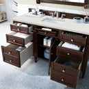 James Martin Brittany 60" Single Bathroom Vanity, Burnished Mahogany