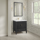 James Martin Myrrin 30" Single Bathroom Vanity, Carbon Oak
