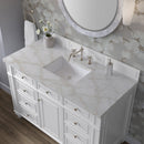 James Martin Bristol 48" Single Bathroom Vanity, Bright White