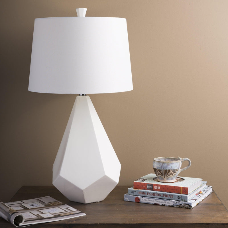 Weber Modern White Table Lamp