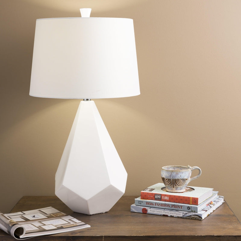 Weber Modern White Table Lamp