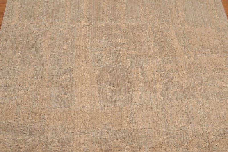 5' x 7' Handmade Modern 100% Wool Area rug Tan