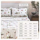 Turkish Cotton Christmas Flannel Sheet - Whittaker Collection by Great Bay Home