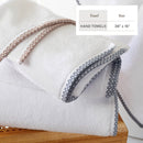 Cotton Border-Stitched 6-Piece Towel Set - Valery Collection by Great Bay Home
