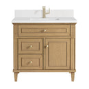 James Martin Lorelai 36" Single Bathroom Vanity, Light Natural Oak