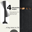 Lockable Freestanding Jewelry Cabinet Armoire with Full-Length Mirror and Lights by LJGDeals