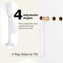 Lockable Freestanding Jewelry Cabinet Armoire with Full-Length Mirror and Lights by LJGDeals
