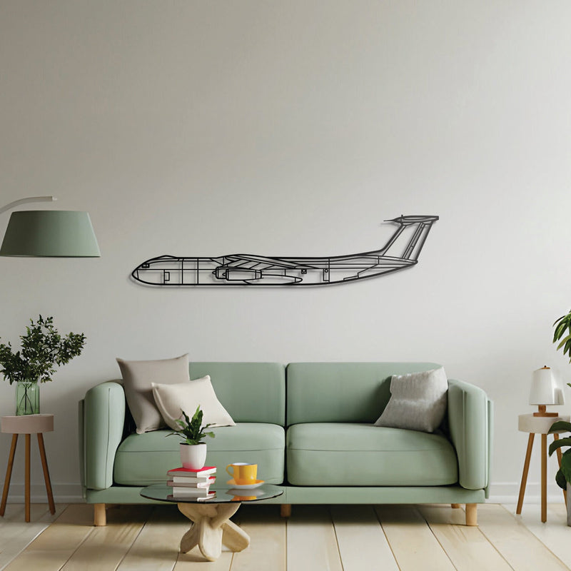 C-141 Starlifter Metal Aircraft Wall Art - NCP0041