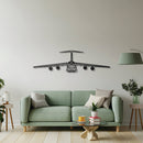 C5 Galaxy Front Metal Aircraft Wall Art - NCP0037