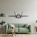 F-35A Lightning II Front Metal Aircraft Wall Art - NCP0223