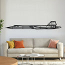 SR71 Blackbird Metal Aircraft Wall Art - NCP0134 by Navigate Craft