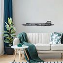 SR71 Blackbird Metal Aircraft Wall Art - NCP0134 by Navigate Craft