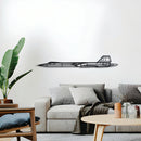 SR71 Blackbird Metal Aircraft Wall Art - NCP0134 by Navigate Craft