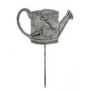 Antique Pewter Metal Garden Marker Welcome Frog