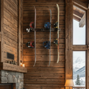 Tuscarora Ski and Snowboard Wood Rack | Holds 4 Pairs by StoreYourBoard
