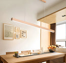 Log Style Solid Wood Chandelier Light – 110V Wide Pressure Strip