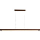 Log Style Solid Wood Chandelier Light – 110V Wide Pressure Strip