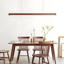 Log Style Solid Wood Chandelier Light – 110V Wide Pressure Strip