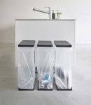Lidded Garbage Bag Holder - Steel by Yamazaki Home