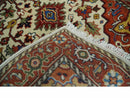 Long 20 feet runner Brown and Ivory Traditional Hallway Rug wool area rug by The Rug Decor