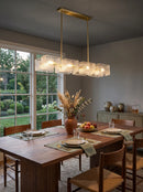 long water ripple Chandelier