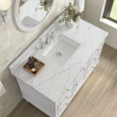James Martin Lorelai 48" Single Bathroom Vanity, Bright White
