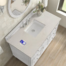 James Martin Lorelai 48" Single Bathroom Vanity, Bright White