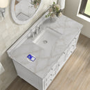 James Martin Lorelai 48" Single Bathroom Vanity, Bright White