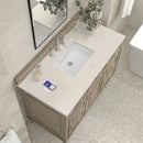 James Martin Lorelai 48" Single Bathroom Vanity, Whitewashed Oak