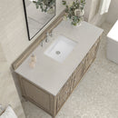 James Martin Lorelai 48" Single Bathroom Vanity, Whitewashed Oak