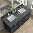 James Martin Lorelai 60" Double Bathroom Vanity, Black Onyx