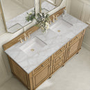 James Martin Lorelai 60" Double Bathroom Vanity, Light Natural Oak