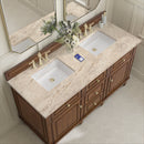 James Martin Lorelai 60" Double Bathroom Vanity, Mid-Century Walnut