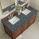 James Martin Lorelai 60" Double Bathroom Vanity, Mid-Century Walnut