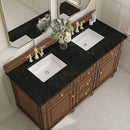 James Martin Lorelai 60" Double Bathroom Vanity, Mid-Century Walnut