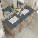 James Martin Lorelai 60" Double Bathroom Vanity, Whitewashed Oak