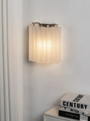 Lorelei Rippled Glass Curtain Wall Sconce