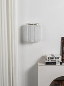 Lorelei Rippled Glass Curtain Wall Sconce
