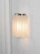 Lorelei Rippled Glass Curtain Wall Sconce