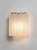 Lorelei Rippled Glass Curtain Wall Sconce