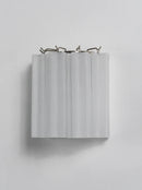 Lorelei Rippled Glass Curtain Wall Sconce