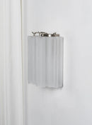 Lorelei Rippled Glass Curtain Wall Sconce