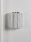 Lorelei Rippled Glass Curtain Wall Sconce