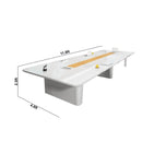 Lynix · White Conference Room Table