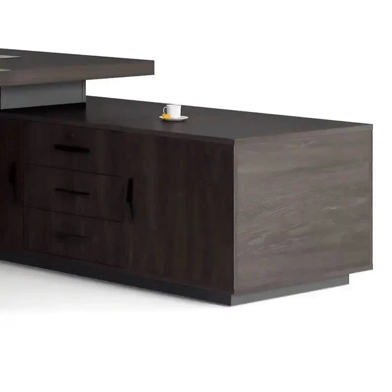 Taplin · Modern L-Shaped Executive Desk, photo 8 of 9