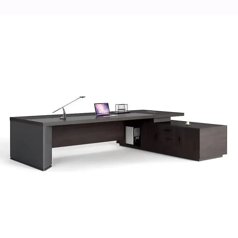 Taplin · Modern L-Shaped Executive Desk, photo 3 of 9