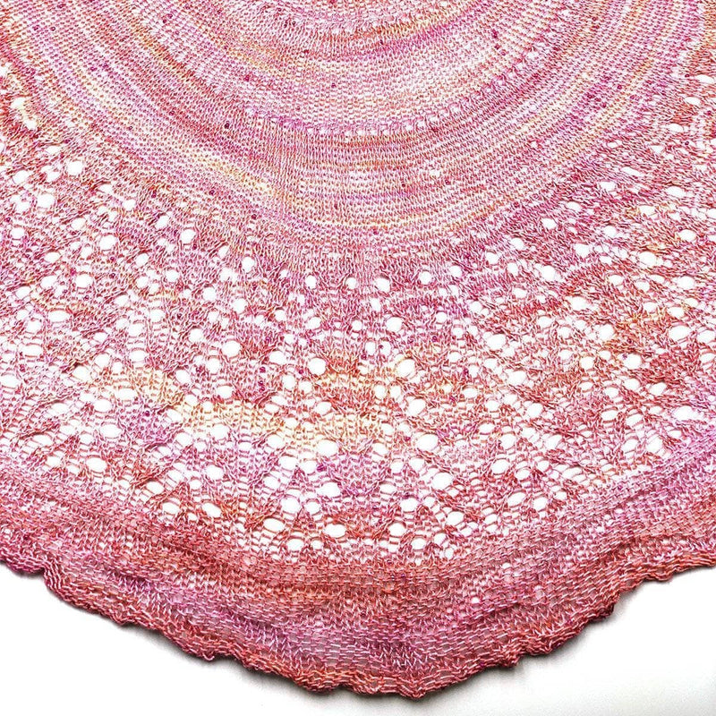 Lotus Lace Weight Shawl Pattern